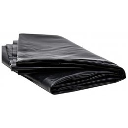 Черная виниловая простынь - 217 х 200 см.